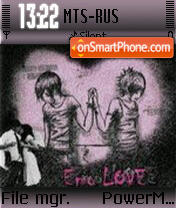 Emo Love theme screenshot