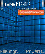 Blue Abstraction theme screenshot