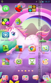 Unicorn 05 tema screenshot