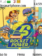 Rocket Power tema screenshot