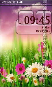 Capture d'écran Fields of flowers thème