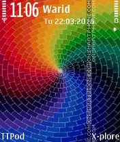 Capture d'écran Colorful Vector thème