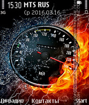Speed Fire Theme-Screenshot