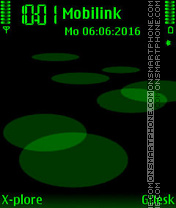 Capture d'écran Quartz Green thème