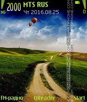 Dream Road theme screenshot