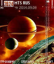 Satellites theme screenshot