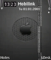 Black mac tema screenshot