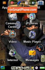 Counter Strike 04 theme screenshot