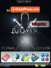 Hitman Rd M600i theme screenshot