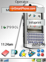 P990i Upgrade es el tema de pantalla