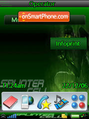 Splinter Cell Rd M600 tema screenshot