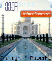 Taj Mahal tema screenshot