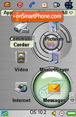 Capture d'écran Brushed Apple thème
