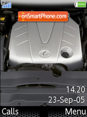 Capture d'écran Lexus Is350 thème