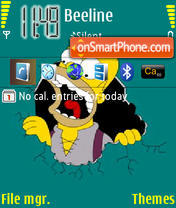 Simpsons 01 theme screenshot