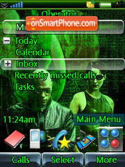 Matrix Rd M600i theme screenshot