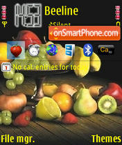 Capture d'écran Fruit thème