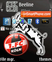 1 Fc Koeln theme screenshot