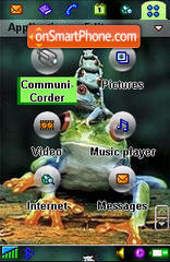 Capture d'écran Frogs thème