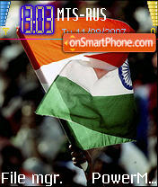 Capture d'écran Indian Flag thème