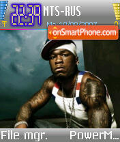 Скриншот темы 50 Cent v3