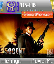 Capture d'écran 50 Cent v7 thème