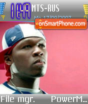 Скриншот темы 50 Cent v8