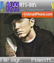 Capture d'écran Eminem v6 thème