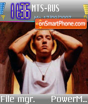 Capture d'écran Eminem v8 thème