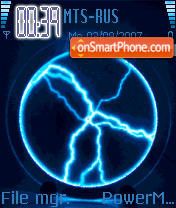 Capture d'écran Electric Orb Animated thème