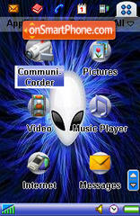 Скриншот темы Alien 05