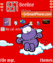Cupid Wippo In Red tema screenshot