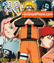 Скриншот темы Naruto Shippuuden 01