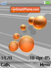 Скриншот темы Balls Animated