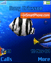 Aquarium Neoblue tema screenshot