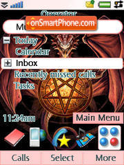 Red Dracon theme screenshot