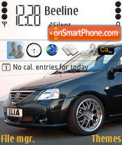 Renault Logan tema screenshot