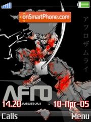 Capture d'écran Afro Samurai thème