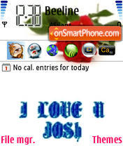 I Love Ujosh Theme-Screenshot