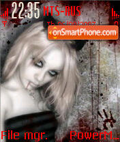Vamp Girl tema screenshot
