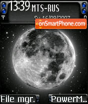 Moon tema screenshot