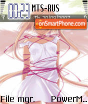 Anime Angel 02 theme screenshot