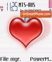 Apple Love theme screenshot