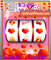 Animated Love Game theme screenshot