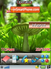 Mushroom theme screenshot