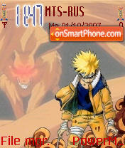 Capture d'écran Kyubi Naruto thème