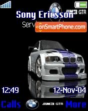 Capture d'écran BMW M3 GTR thème