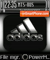 Capture d'écran Adidas 12 thème