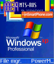 Windows XP ver.1 es el tema de pantalla