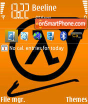 Half Life 03 theme screenshot